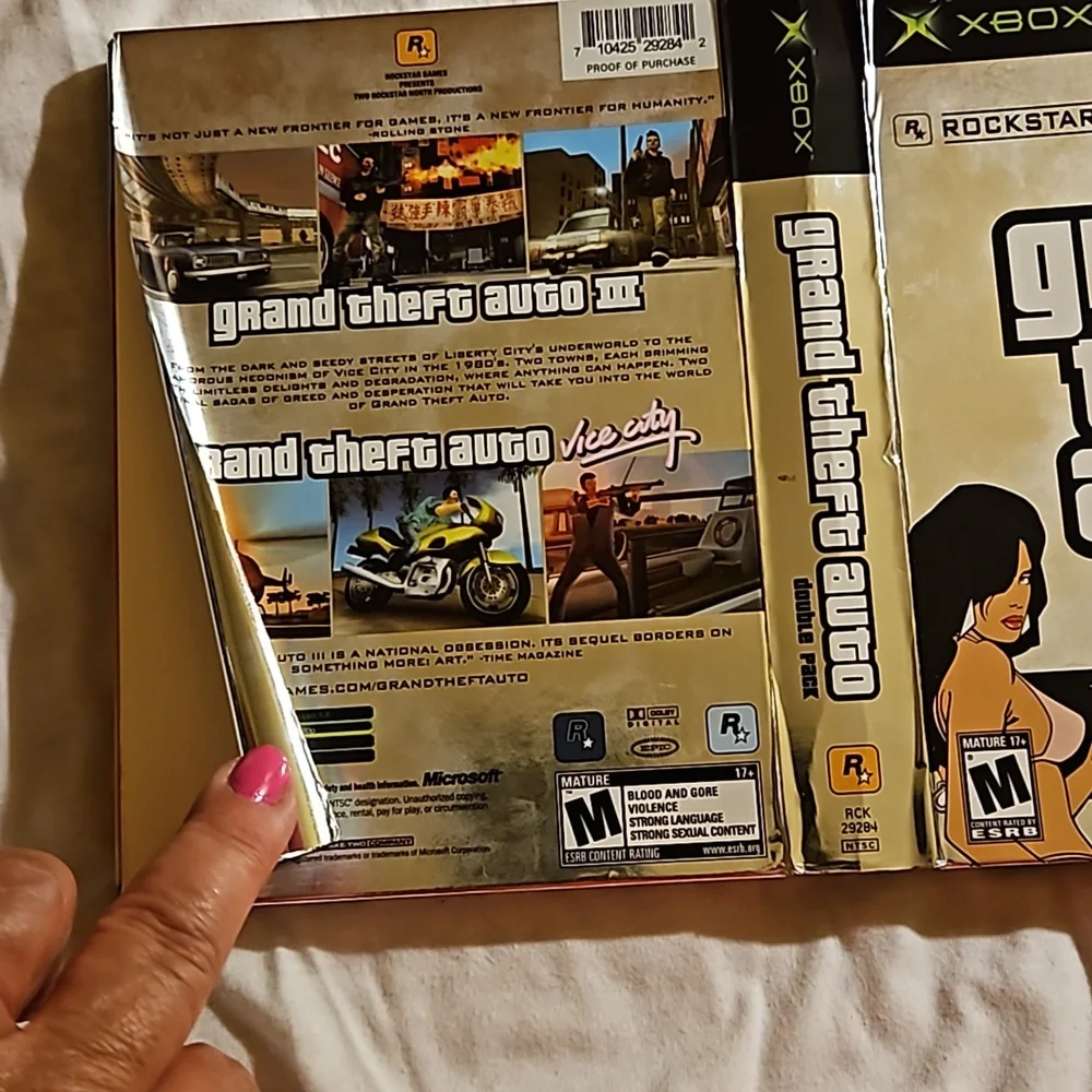 1/2 PRICE🔻Xbox Microsoft Grand Theft Auto III & Vice City